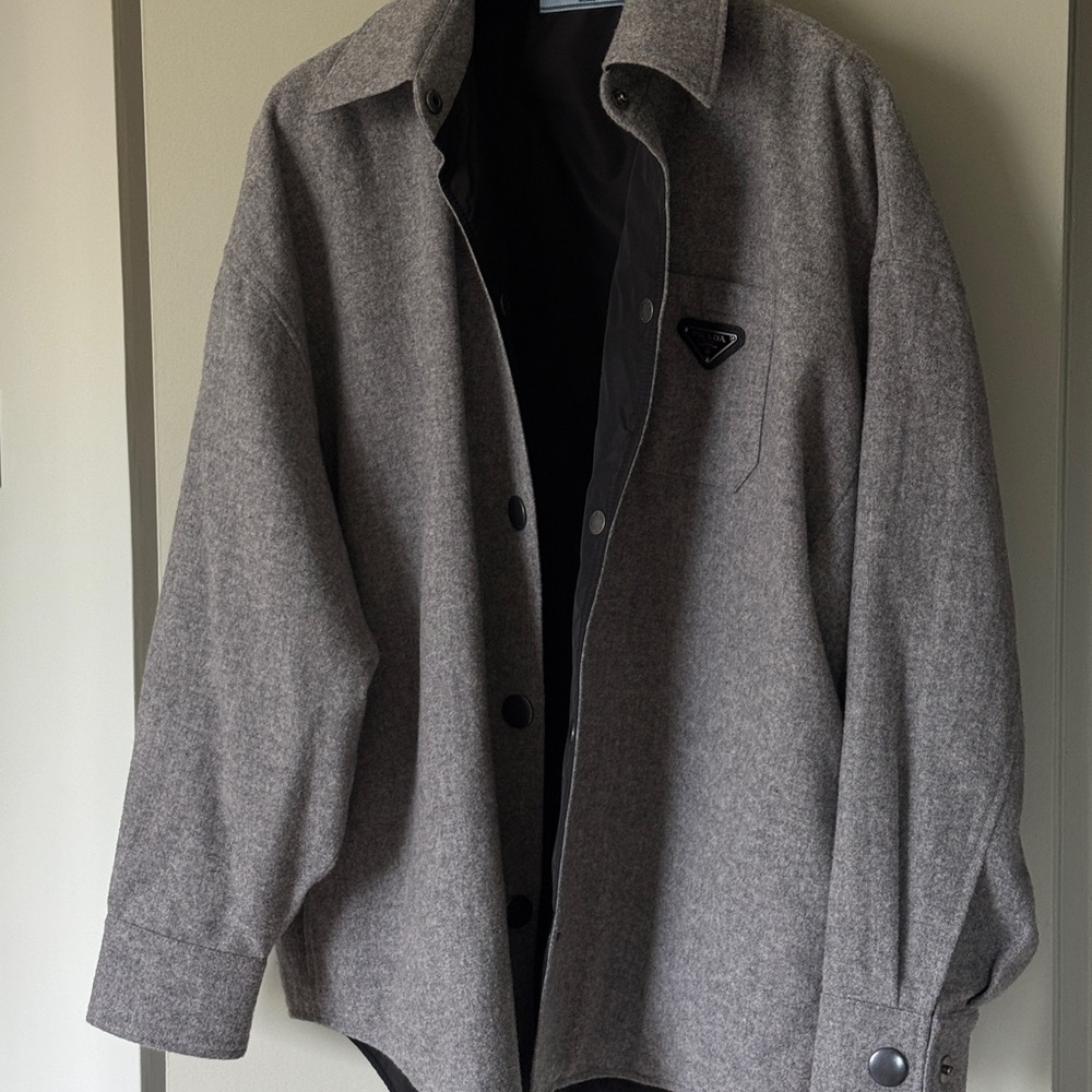 Prada Cashgora Caban Jacket size 36
